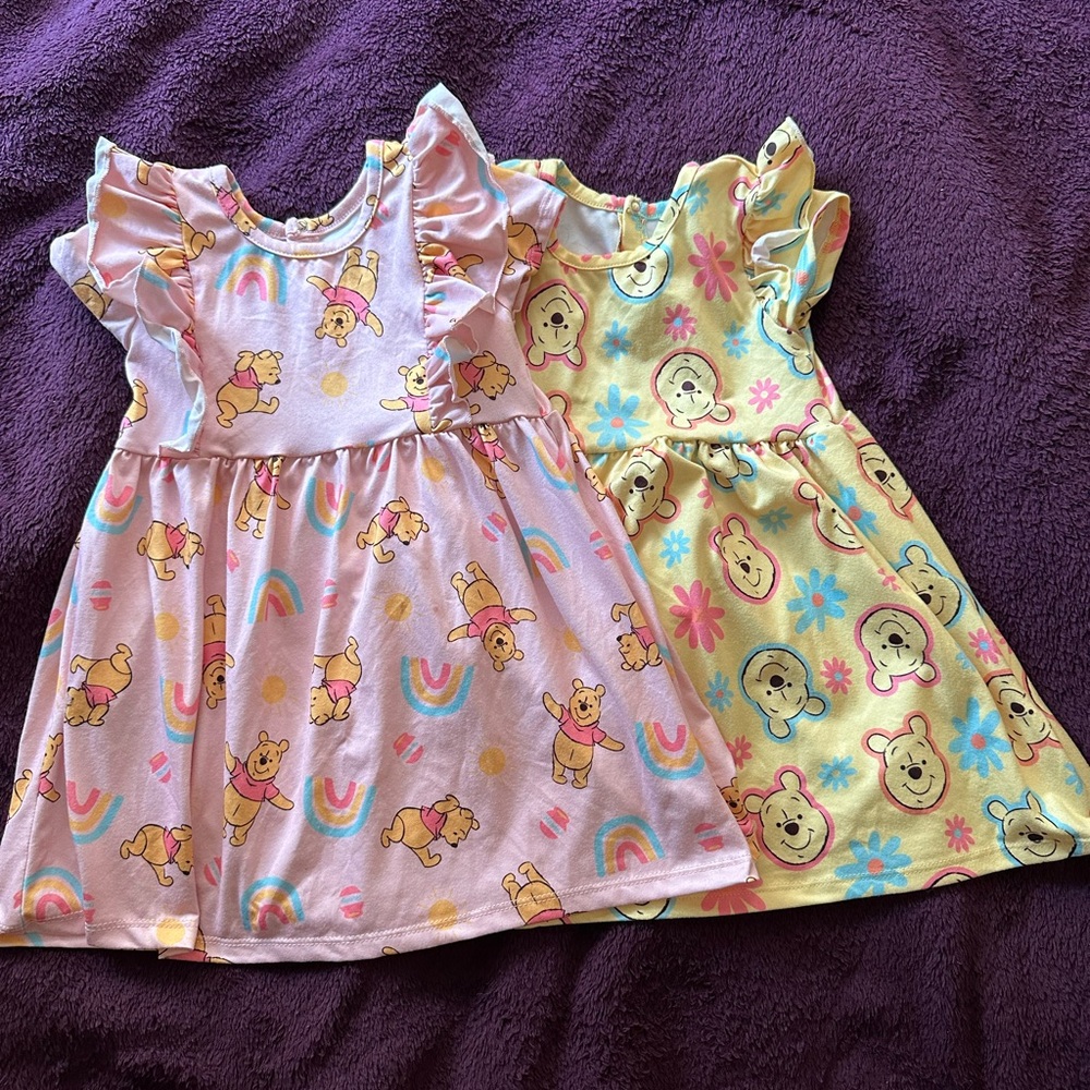 Pooh dress set, size 24 months
